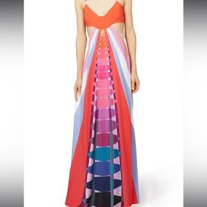 Mara Hoffman Navy Beams Madi Dress